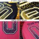 Men's Custom Gold Burgundy-White Mesh Drift Fashion Football Jersey