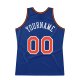 Men's Custom Royal Orange-White Authentic Throwback Basketball Jersey