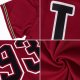 Men's Custom Crimson Crimson-Black Authentic Baseball Jersey