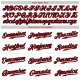 Men's Custom White Red Pinstripe Red-Black Authentic Baseball Jersey