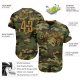 Men's Custom Camo Old Gold-Black Authentic Baseball Jersey