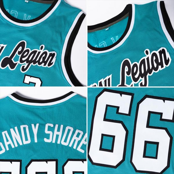 Men's Custom Teal Orange-Silver Gray Authentic Throwback Basketball Jersey