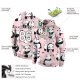 Men's Custom Stitched Graffiti Pattern White-Black 3D "Panda" Sports Pullover Sweatshirt Hoodie