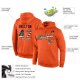 Men's Custom Stitched Orange Vintage USA Flag-Cream Sports Pullover Sweatshirt Hoodie