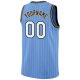 Men's Custom Light Blue White Pinstripe White-Old Gold Authentic Basketball Jersey