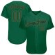 Men's Custom Kelly Green Kelly Green-Old Gold Authentic Baseball Jersey