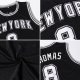 Men's Custom Black Royal-White Authentic Throwback Basketball Jersey