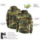 Men's Custom Stitched Camo Navy-Gold Sports Pullover Sweatshirt Hoodie