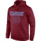 Men's Custom Stitched Burgundy Burgundy-Light Blue Sports Pullover Sweatshirt Hoodie