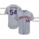 Men's Custom Gray Royal-Orange Baseball Jersey