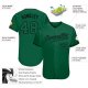 Men's Custom Kelly Green Kelly Green-Black Authentic Baseball Jersey